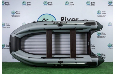 Лодка ПВХ RiverBoats RB 410 НДНД + фальшборт моторная